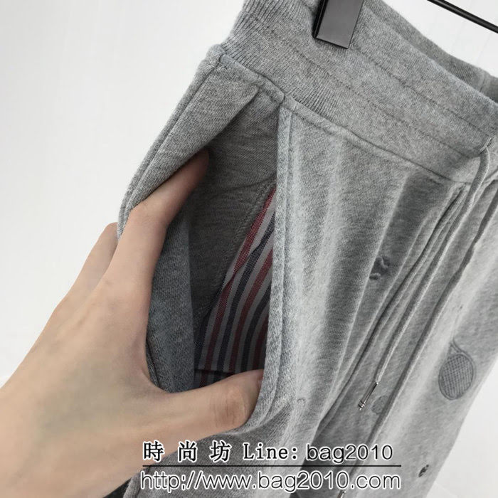 THOM BROWNE湯姆布朗 18ss秋冬新款 網球刺繡主題 套裝褲子 男女同款 ydi1214